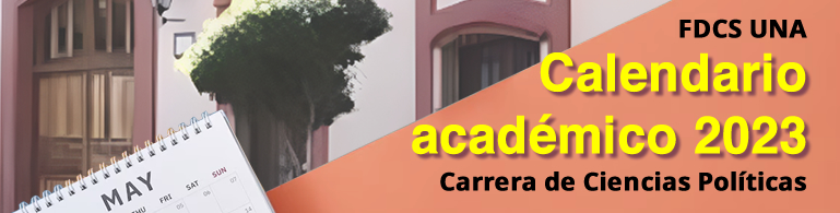 Calendario académico para la carrera de Ciencias Políticas